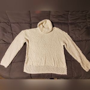 Bobeau Cream Colored Cowl Neck Sweater. Size Medium. Pre Loved